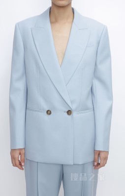 箱型双排扣夹克