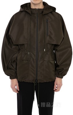 Military Green Raincoat