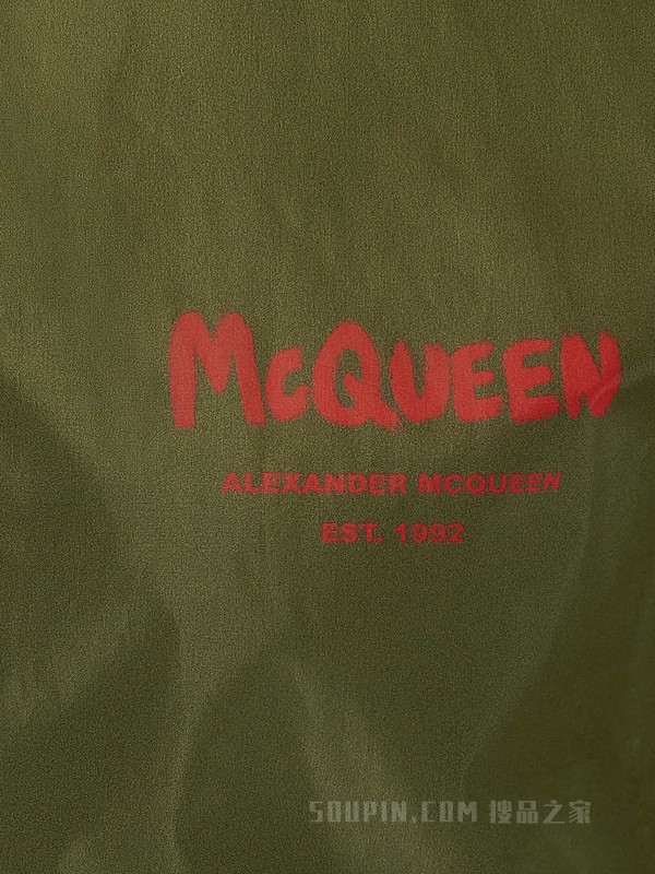 McQueen涂鸦飞行员夹克