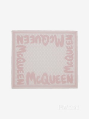 McQueen Graffiti机车骷髅围巾