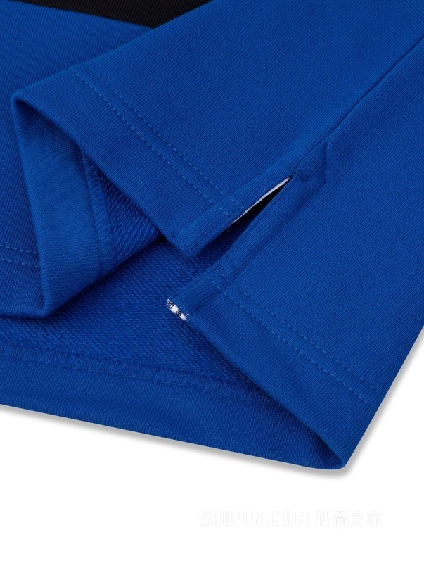 23新款秋冬男女美式复古拼色刺绣POLO翻领卫衣MW0MW32750