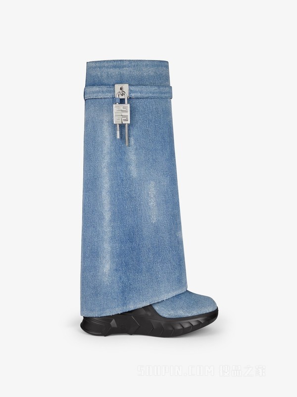 Shark Lock机车长靴