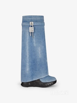 Shark Lock机车长靴