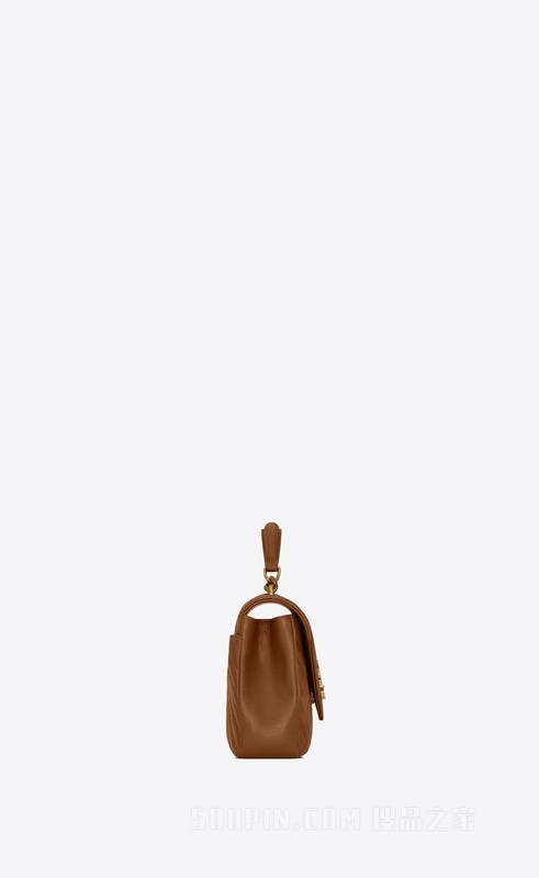 COLLÈGE中号绗缝皮革手袋