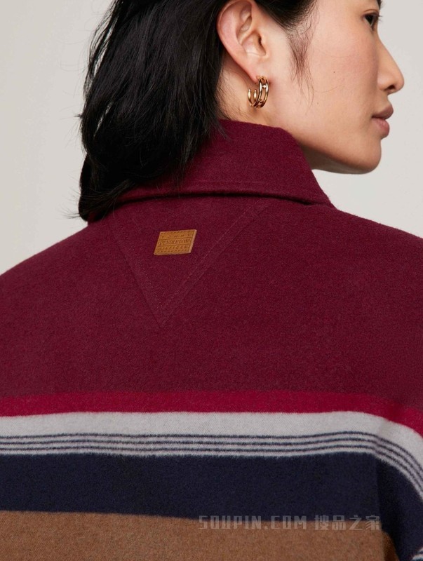PENDLETON23秋冬男含羊毛绒面宽松拉链翻领夹克外套34029