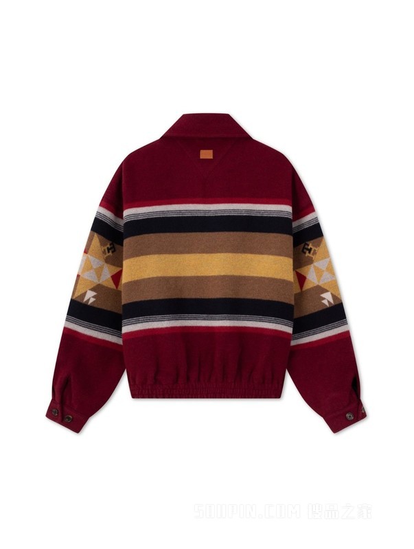 PENDLETON23秋冬男含羊毛绒面宽松拉链翻领夹克外套34029