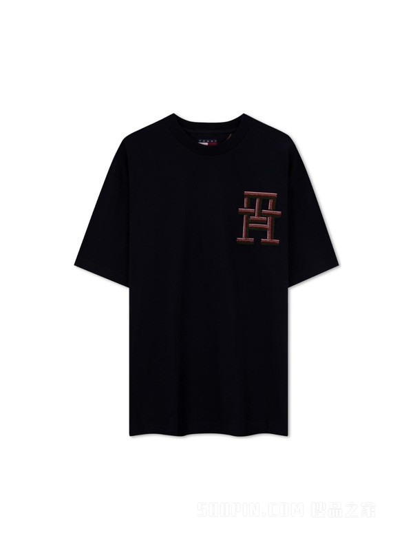 PENDLETON23新款秋冬男纯棉毛巾绣字母宽松短袖T恤34037