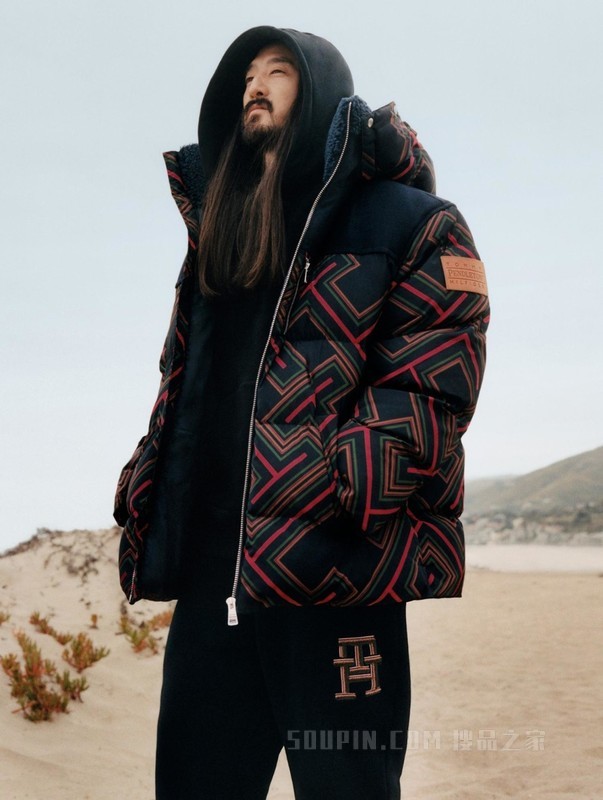 PENDLETON23新款秋冬男仿羊羔绒领拼接宽松铺棉外套34028