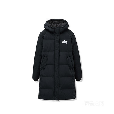安踏女子运动中长款羽绒服保暖舒适