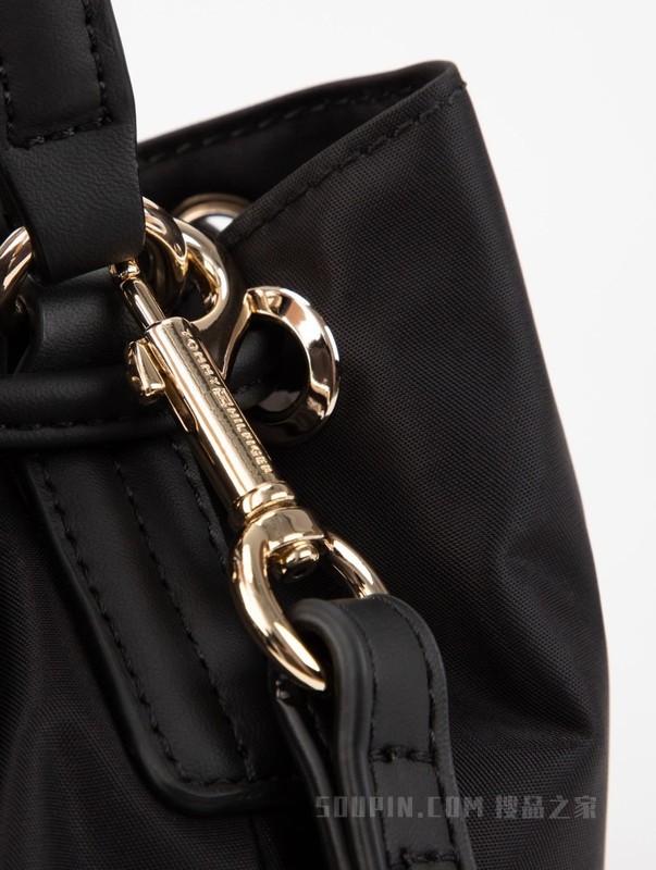 23新款秋冬女装金属字母可拆卸背带抽绳口手提水桶包15218