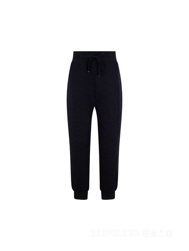 COLLECTION23秋冬男装暗纹提花抽绳束脚运动宽松卫裤32442