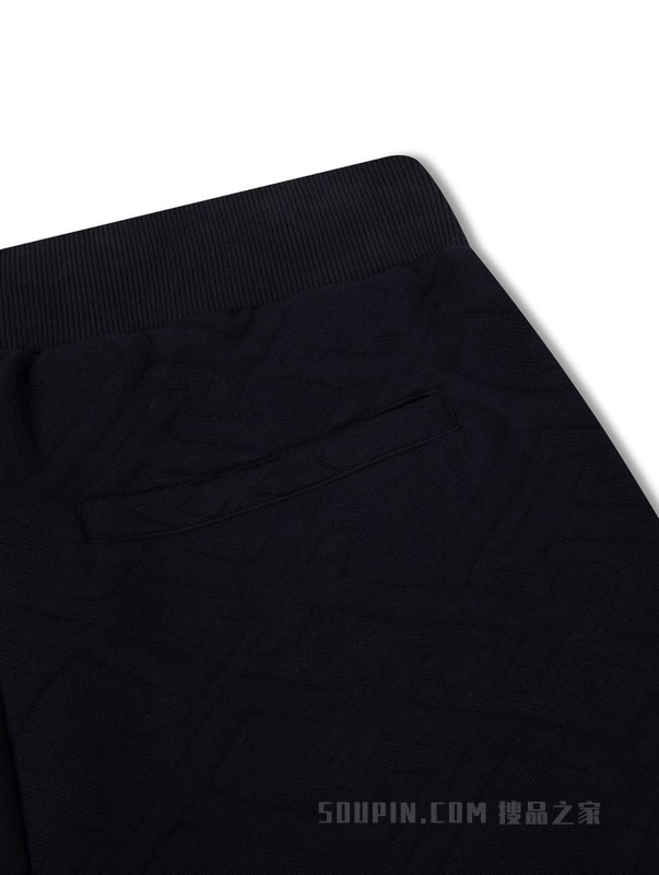 COLLECTION23秋冬男装暗纹提花抽绳束脚运动宽松卫裤32442