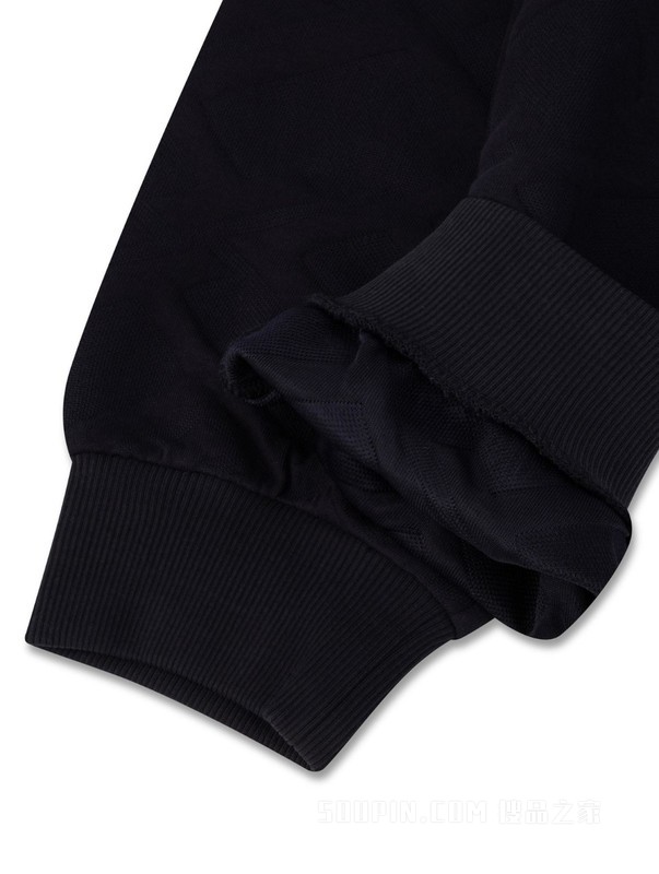 COLLECTION23秋冬男装暗纹提花抽绳束脚运动宽松卫裤32442