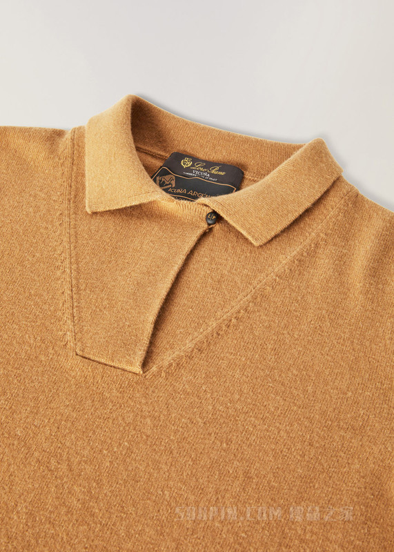 Merano 女士 Polo 衫 骆马毛