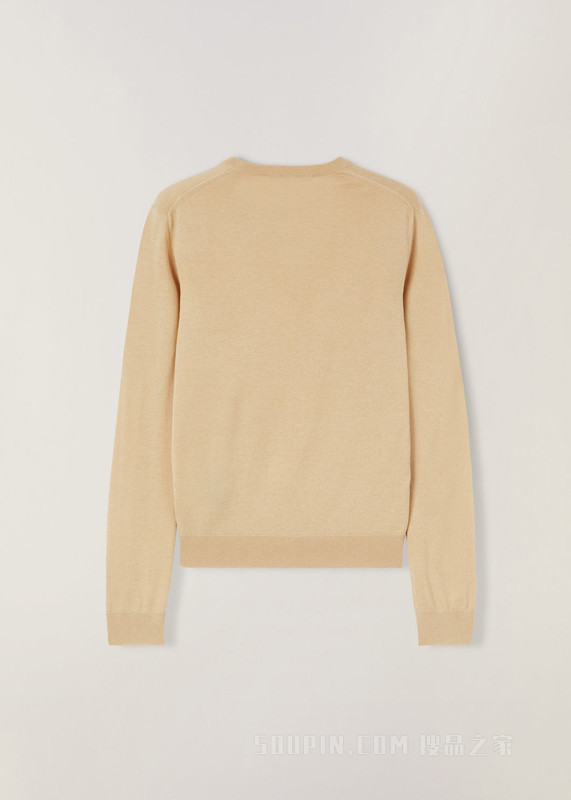 Loro Piana 女士 V 领针织衫 骆马毛