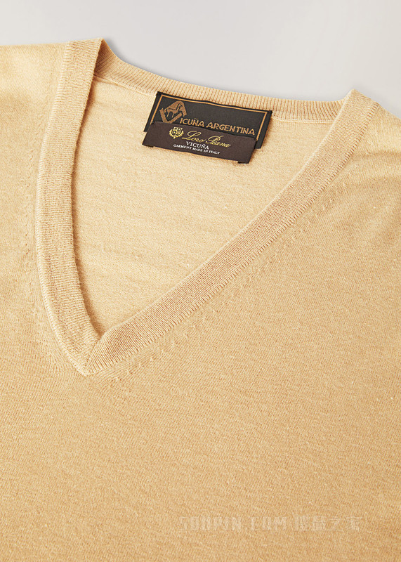 Loro Piana 女士 V 领针织衫 骆马毛