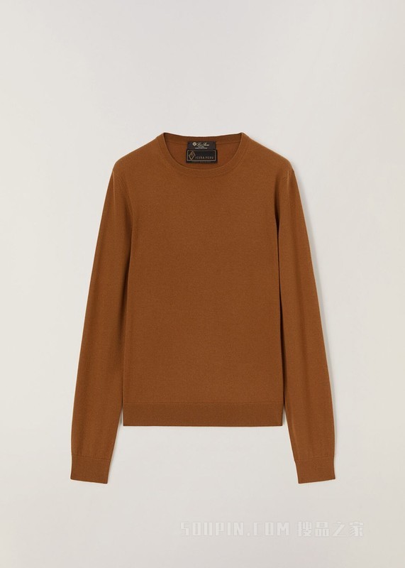 Loro Piana 女士圆领针织衫 骆马毛