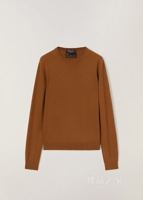 Loro Piana 女士圆领针织衫 骆马毛