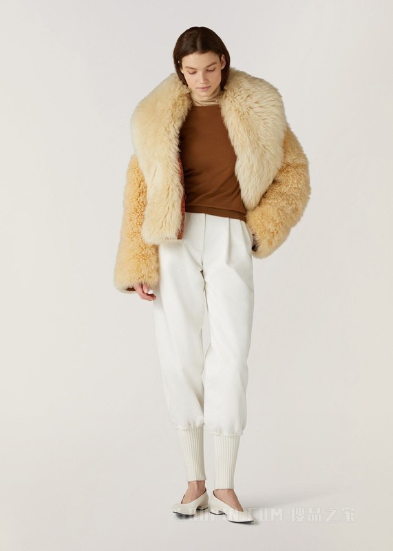 Loro Piana 女士圆领针织衫 骆马毛