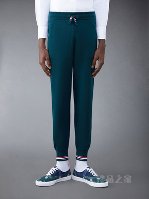 [早秋新品]男士羊绒条纹运动裤