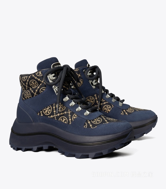 T Monogram 探险登山靴 深蓝色 / 浅色