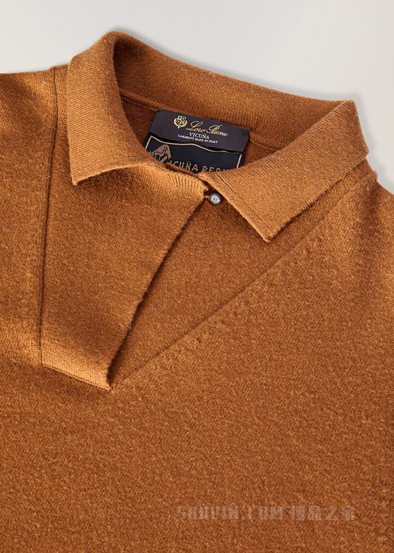 Merano 女士 Polo 衫 骆马毛