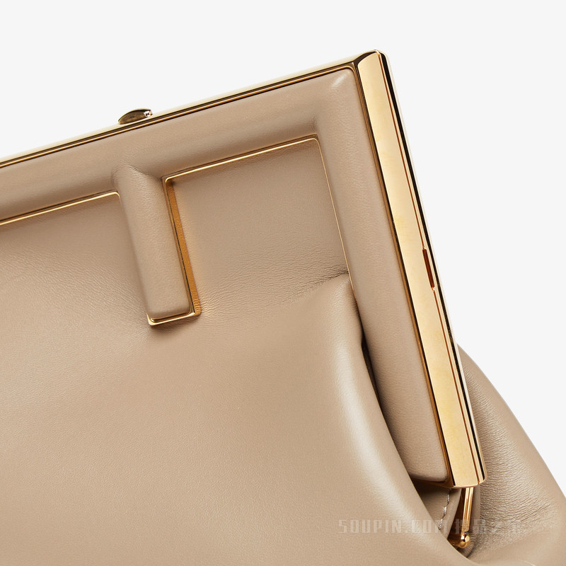 Fendi First小号手袋 鸽子灰皮质手袋