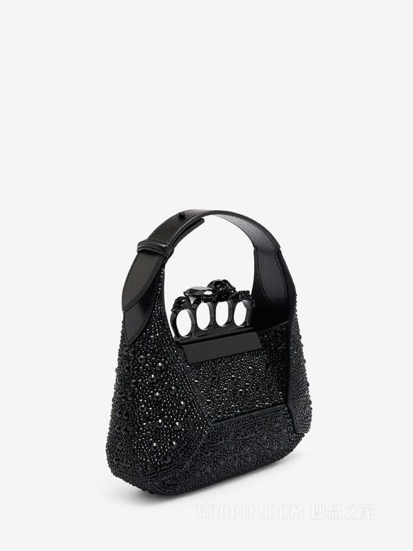 Jewelled Hobo迷你手袋