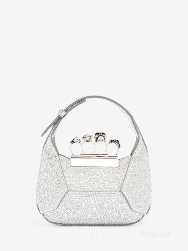 Jewelled Hobo迷你手袋
