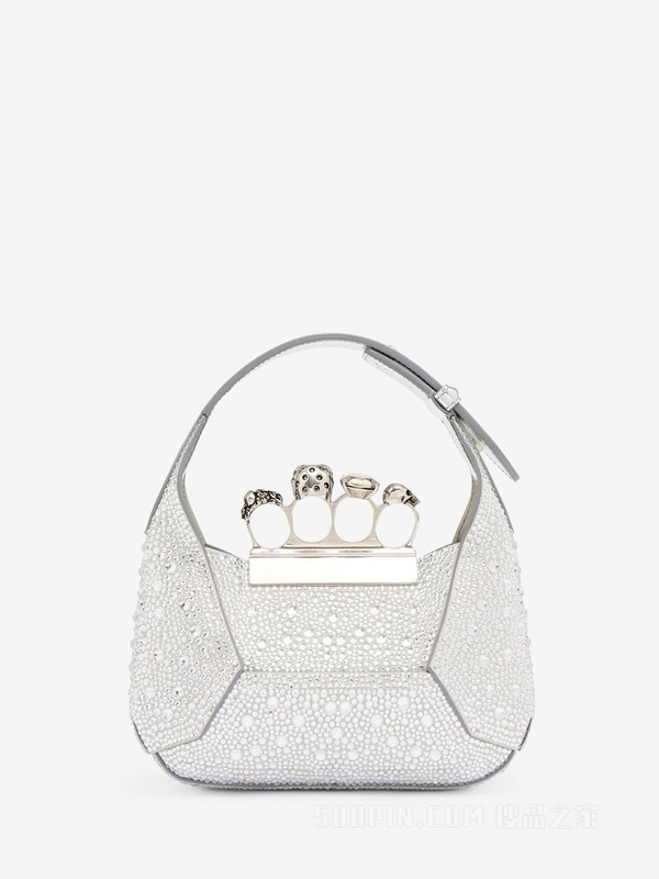Jewelled Hobo迷你手袋