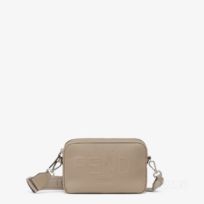 FENDI Roma相机包 米色皮革手袋