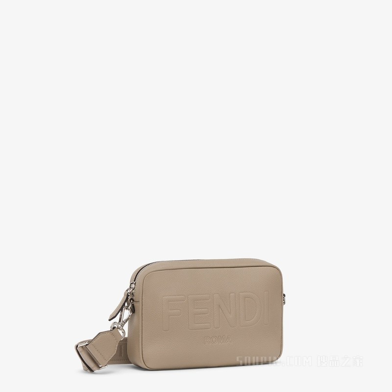 FENDI Roma相机包 米色皮革手袋