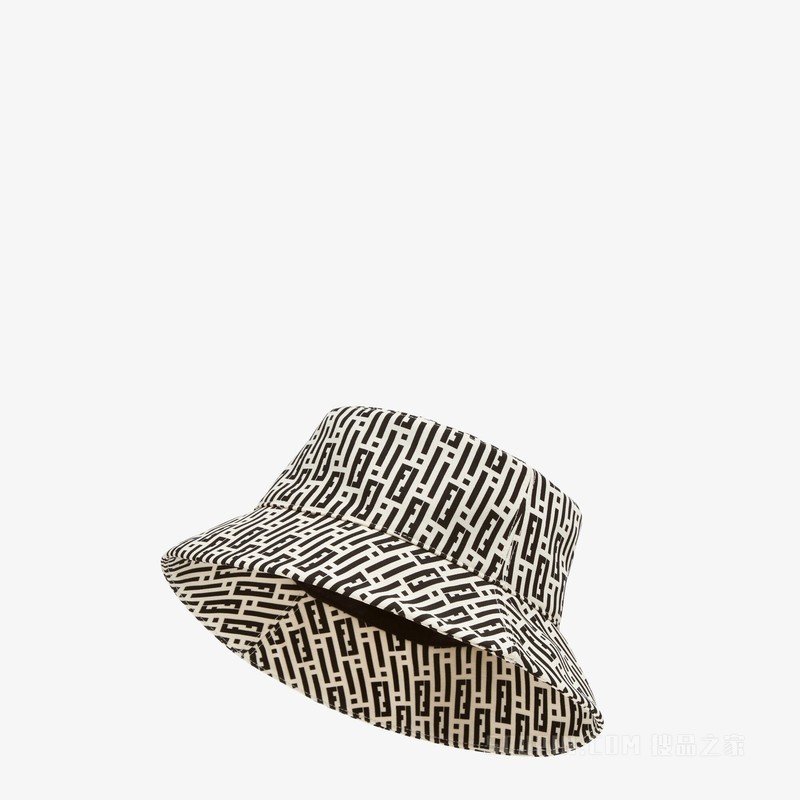 帽子 白色布料渔夫帽