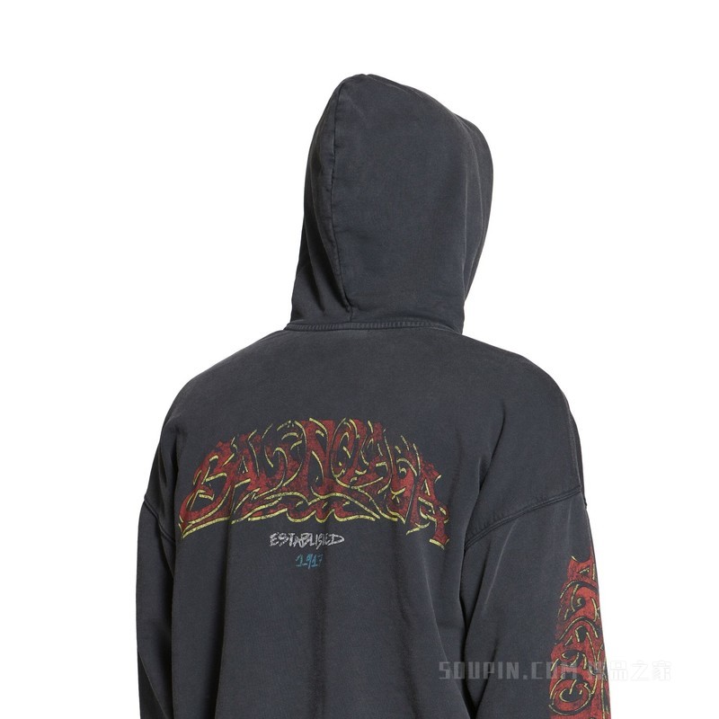 OFFSHORE HOODIE中号版型拉链连帽卫衣