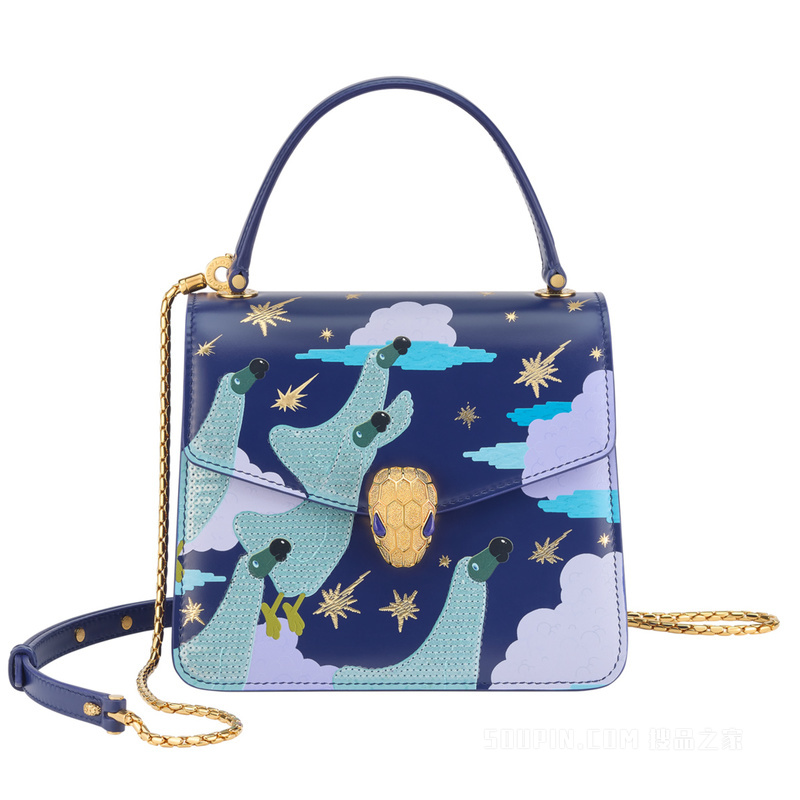 Serpenti Forever Night 手提包