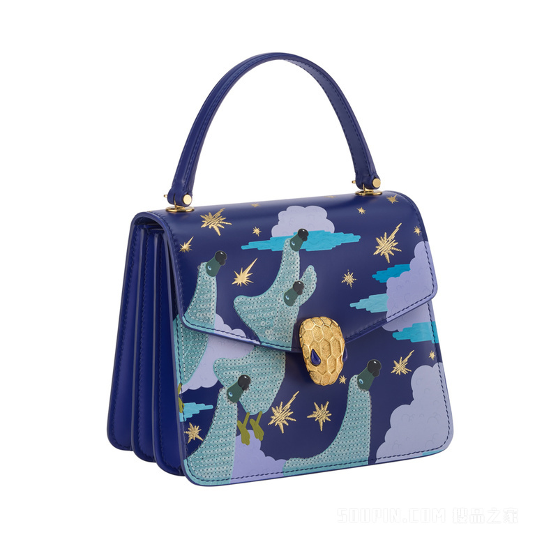 Serpenti Forever Night 手提包