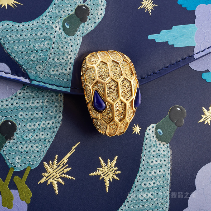 Serpenti Forever Night 手提包