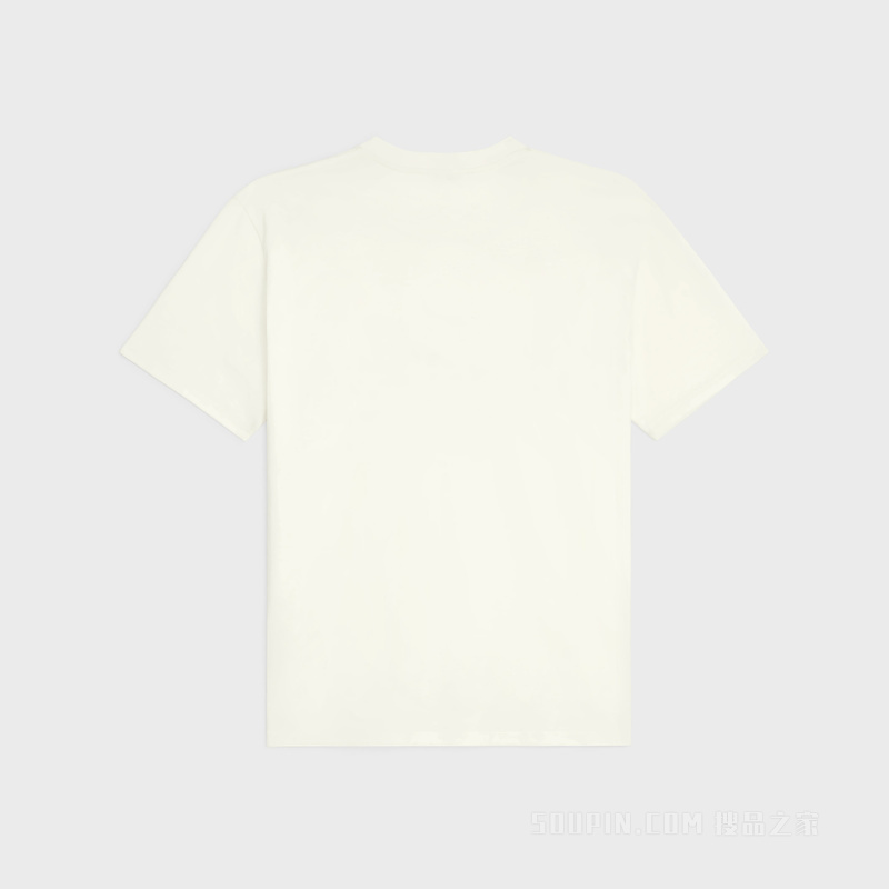 LE PALACE棉质平纹针织宽松T恤 灰白色/黑色/银色-01HV