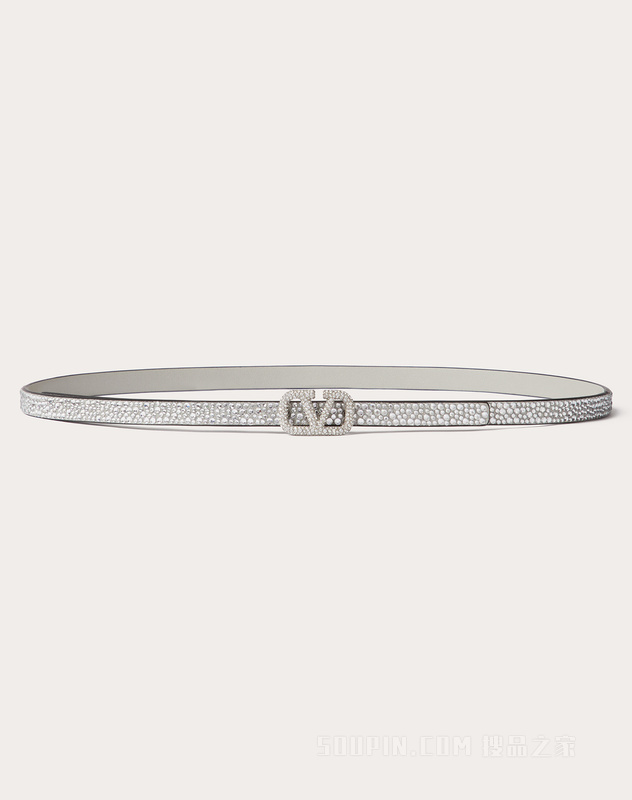 VLOGO SIGNATURE仿水晶腰带（宽1厘米）