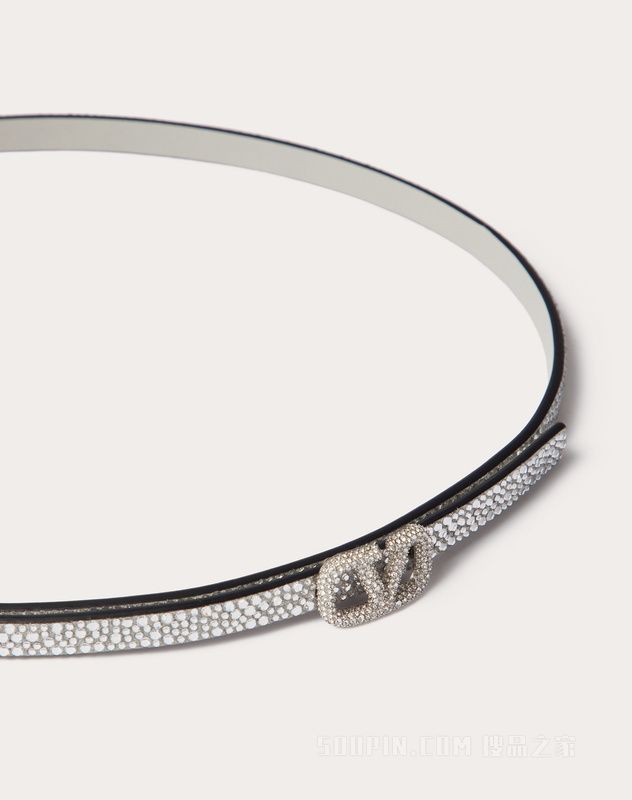 VLOGO SIGNATURE仿水晶腰带（宽1厘米）