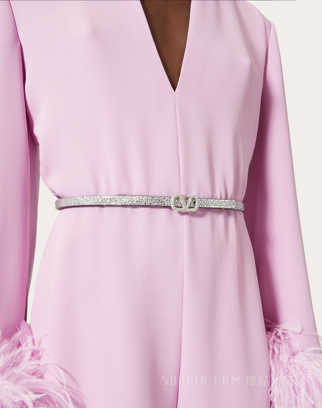 VLOGO SIGNATURE仿水晶腰带（宽1厘米）