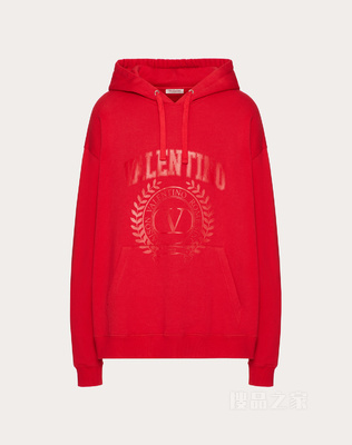 MAISON VALENTINO LOGO棉质连帽卫衣