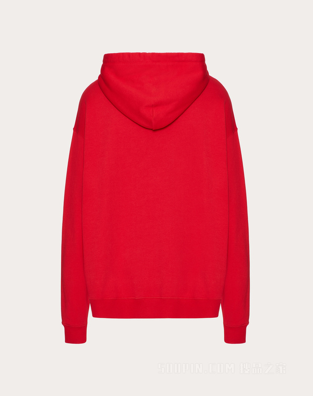 MAISON VALENTINO LOGO棉质连帽卫衣