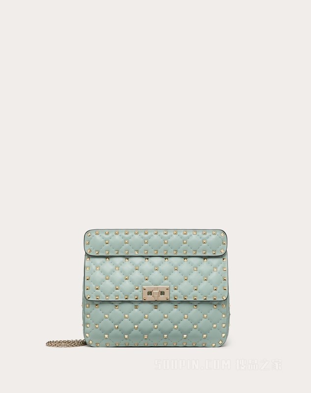 ROCKSTUD SPIKE 纳帕皮革中号手袋