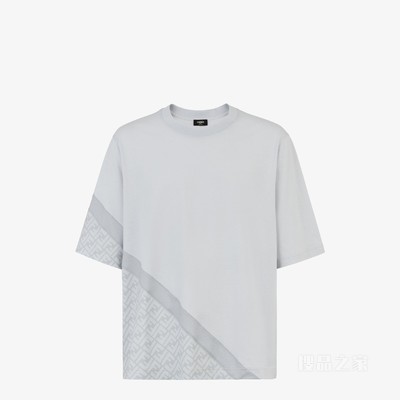 T恤 灰色FENDI Diagonal针织T恤