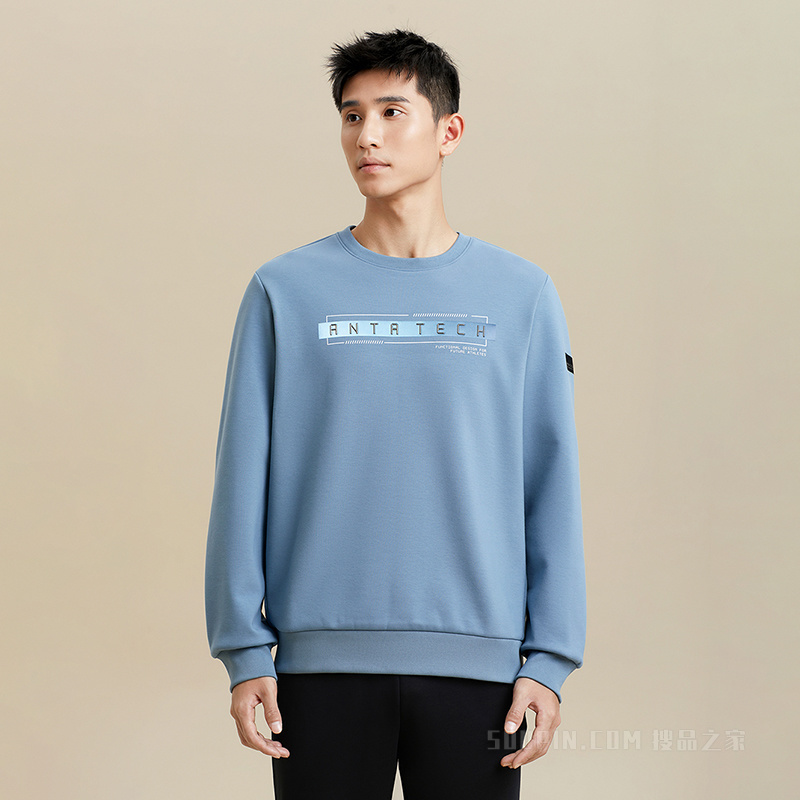 安踏多面城市训练系列男子套头卫衣