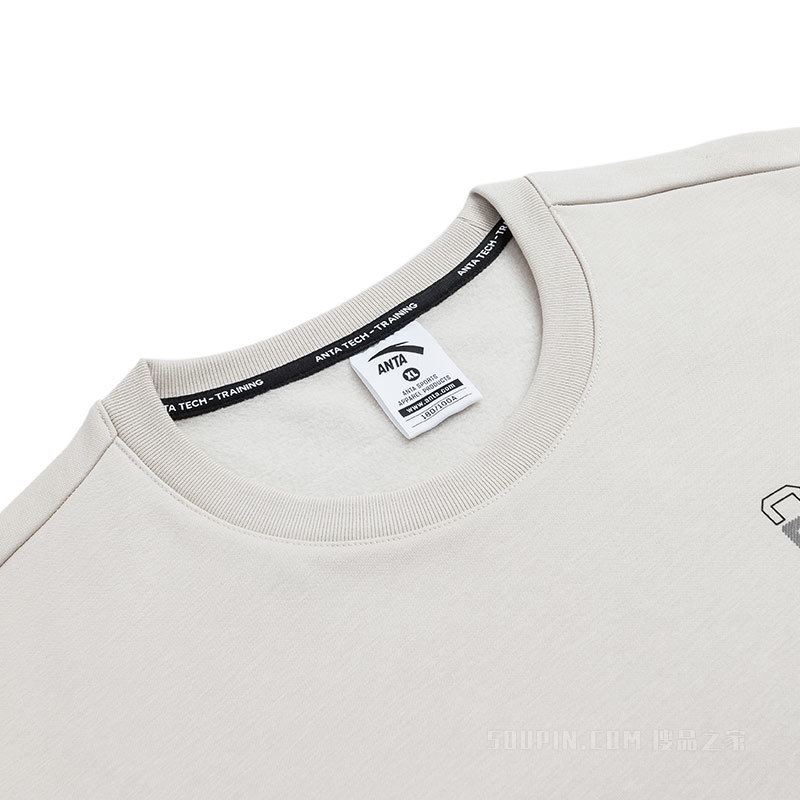 安踏多面城市训练系列男子套头卫衣