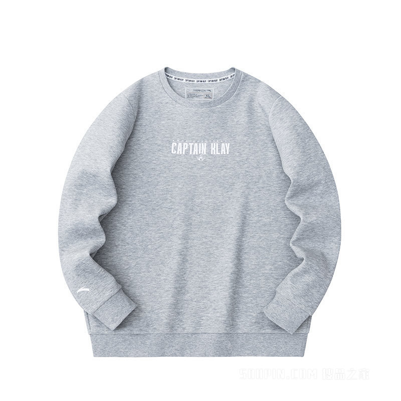 安踏KT Captain Klay系列动型科技男子套头卫衣