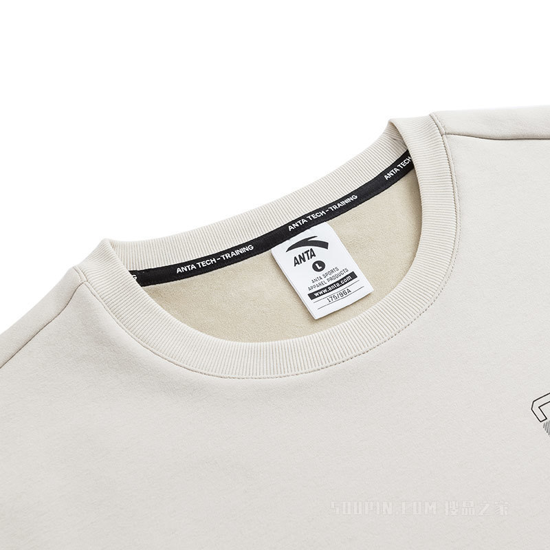 安踏多面城市训练系列男子套头卫衣