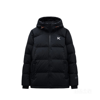 安踏KT Captain Klay系列生物基防泼水科技男子羽绒服